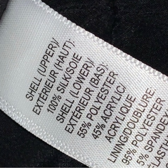 Banana Republic Sz 6 Dress — Houndstooth: Silk top - brocade bottom - Picture 10 of 10